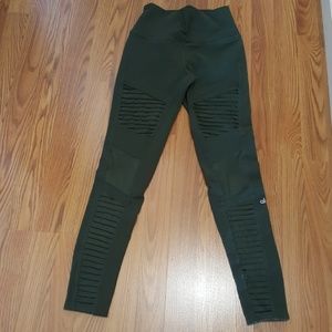 Alo High-Waist Moto Hunter Legging Sz M